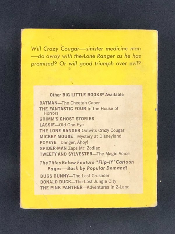 The Lone Ranger: Outwits Crazy Cougar (1968) A Big Little Book