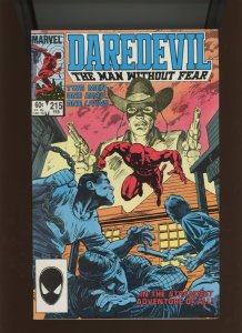 (1985) Daredevil #215: COPPER AGE! DIRECT! (9.0/9.2)