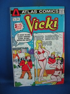 VICKI 1 VF ATLAS FIRST ISSUE 1975 SCARCE