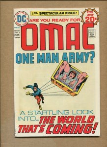Omac #1 - One Man Army - 1974 (Grade 8.5) WH