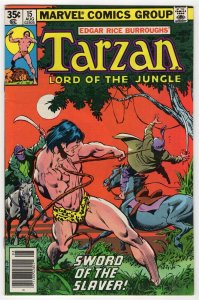 Tarzan #15 ORIGINAL Vintage 1978 Marvel Comics  