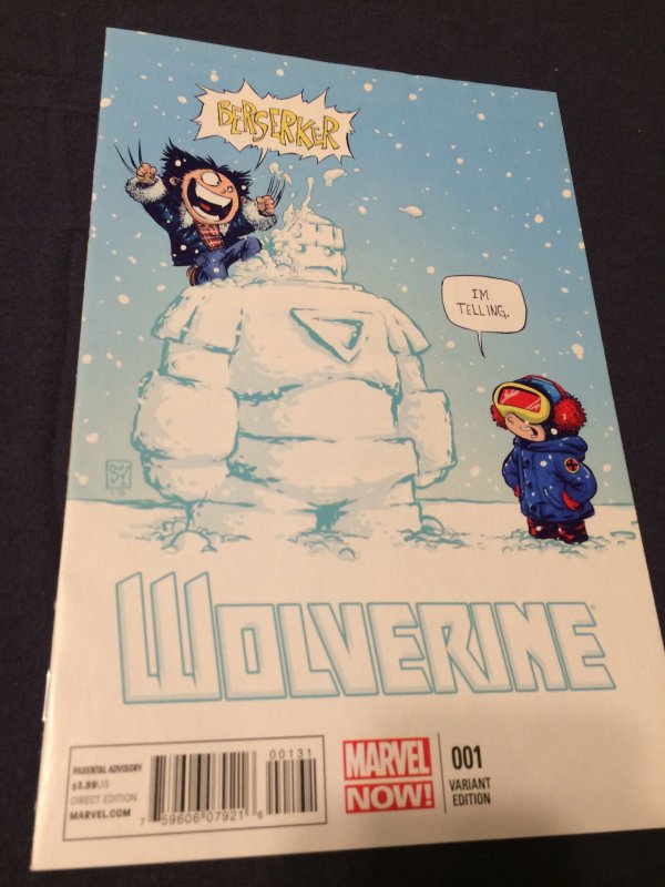 Wolverine #001 NM Marvel Comics (2013) Young Variant Cover