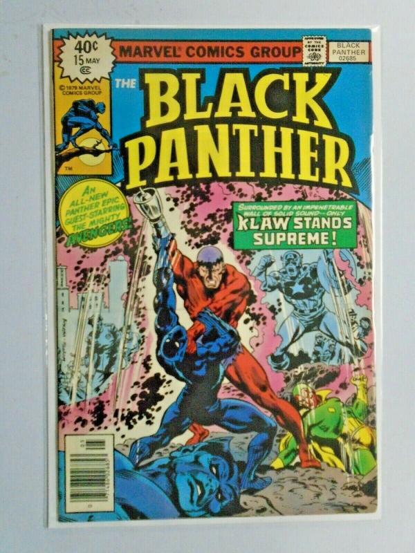 Black Panther #15 last issue 1st Series 6.0 FN (1979)