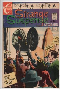 STRANGE SUSPENSE STORIES #1, FN, O'Neil, Alien go Home, Monster, 1967 Charlton