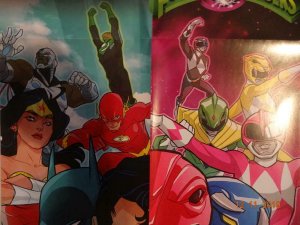 JUSTICE LEAGUE POWER RANGERS Promo Poster, 12 x 36, 2016, DC, WONDER WOMAN 328