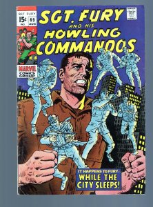 Sgt. Fury & His Howling Commandos #69 - John Severin Art. (4.5) 1969