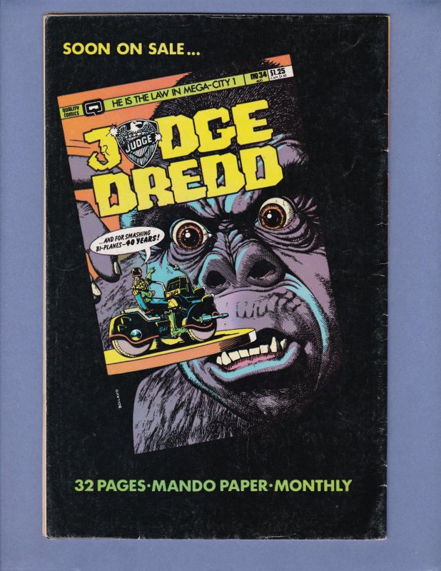 Judge Dredd The Early Cases #6 VG/FN Eagle Comics 1986