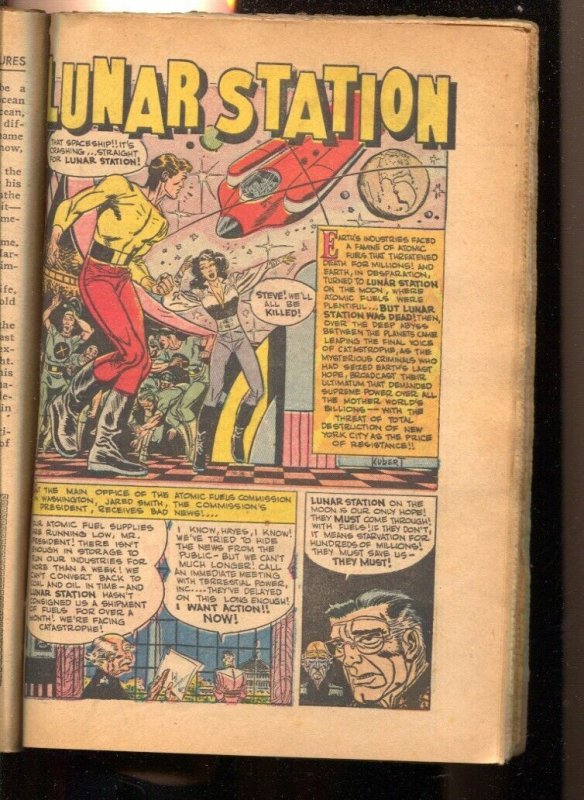 Out Of This World Adventures #1 1950-Avon-1st issue-A.E. Van Vogt-Lester Del ...