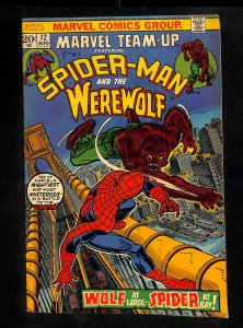 Marvel Team-up #12 VG/FN 5.0 Werewolf by Night!