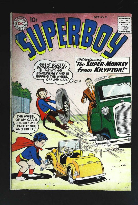 Superboy (1949 series) #76, VG+ (Actual scan)