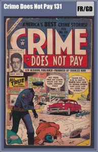 Crime Does Not Pay 131 (1954) FR/GD Golden Age Lev Gleason comic