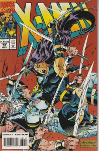 X-Men #32 (1994)  Amazing Spiderman Uncut Premium Edition Fleer Trading cards!
