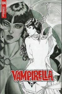 Vampirella # 4 Guillem March 1 in 50 B&W Variant Cosplay Cover !!    VF/NM