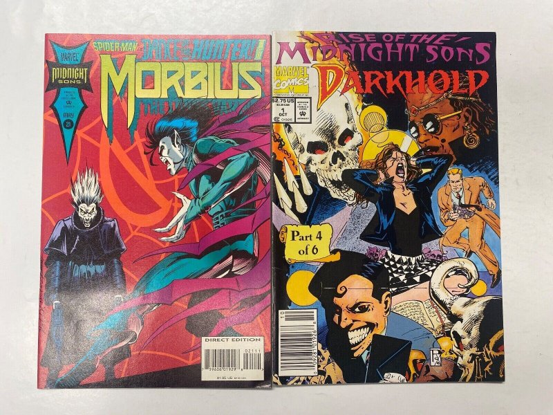 5 MARVEL comic books Nightstalkers #10 Morbius #12 21 Darkhold #1 10 21 KM15