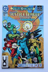 Justice League America #92 DC Universe Corner Box Variant (1994) NM