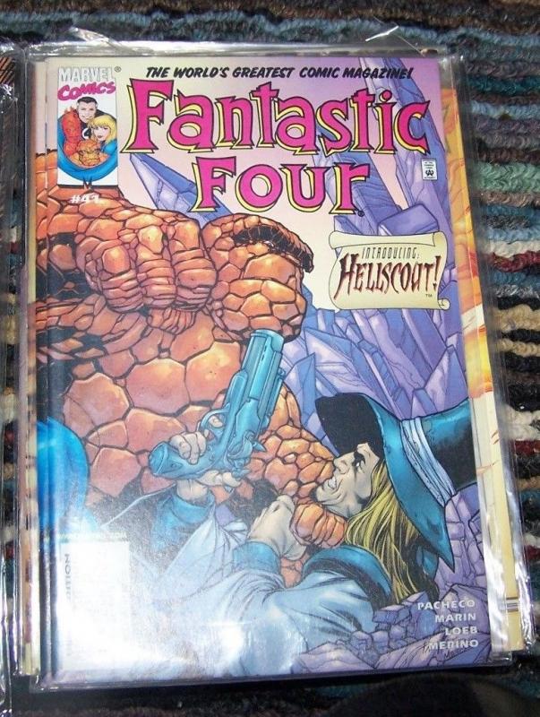 FANTASTIC FOUR #41  vol 3 2001 marvel    1st hellscout apperance