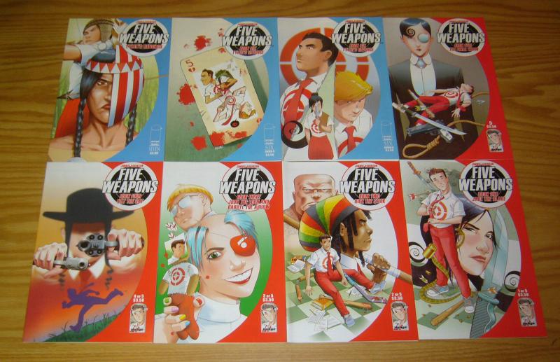 Five Weapons #1-10 VF/NM complete series + variant - jimmie robinson - image set