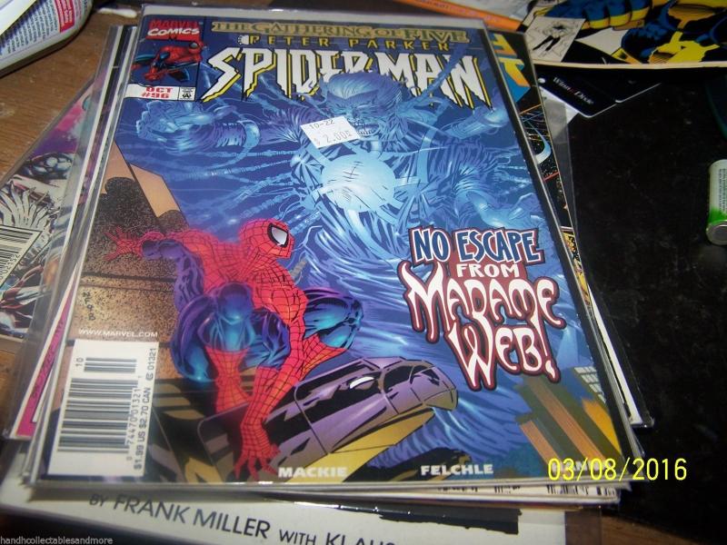 PETER PARKER SPIDER-MAN COMIC # 96 THE GATHERING OF FIVE MADAM WEB