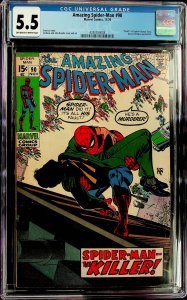 The Amazing Spider-Man #90 (1970) - CGC 5.5 - Cert#4240559008