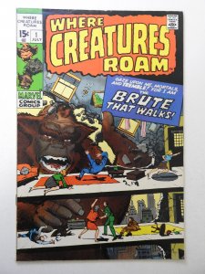Where Creatures Roam #1 (1970) VG Condition
