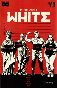 White (Black Mask) #4A VF/NM ; Black Mask | 1st Print Police Lineup Cover Black 