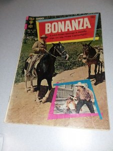 BONANZA #24 GOLD KEY COMICS 1967 TV WESTERN COWBOY MICHAEL LANDON PHOTO COVER