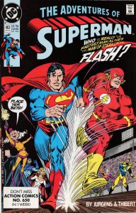 Adventures of Superman #463 (1990) Superman