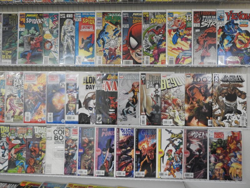 Huge Lot 130+ Comics W/ Transformers, Spider-Man, Fantastic Four+ Avg Fine+