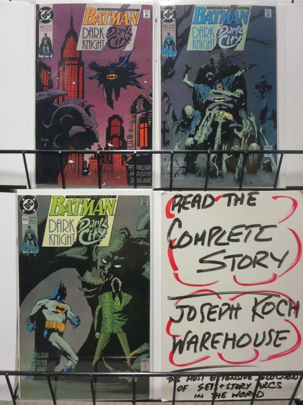 BATMAN 452-454  Dark Knight, Dark City Complete Story