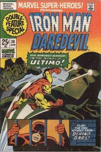 Marvel Super-Heroes (Vol. 1) #30 FN ; Marvel | Iron Man Daredevil