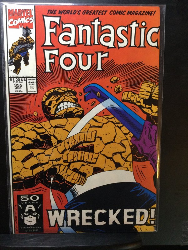 Fantastic Four #355 Direct Edition (1991)