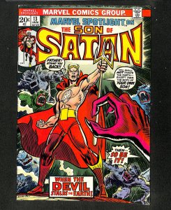 Marvel Spotlight #13 Origin Son of Satan! John Romita Art!