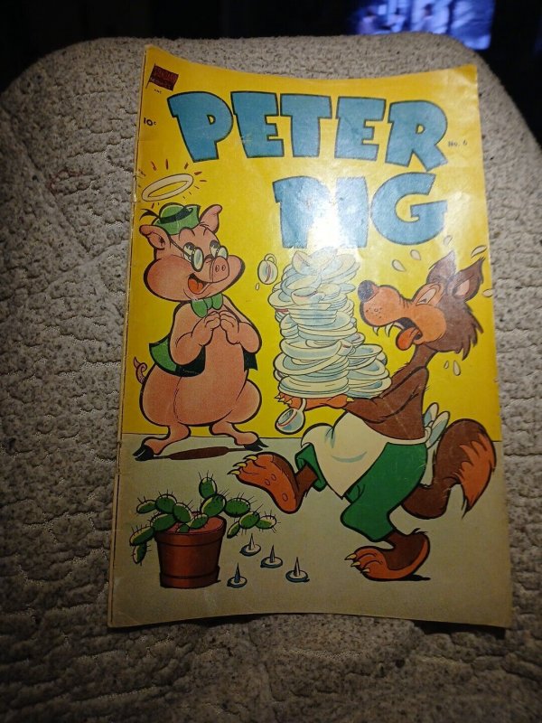 1953 Standard Comics Peter Pig #6 Golden Age Funny Animal Cartoon