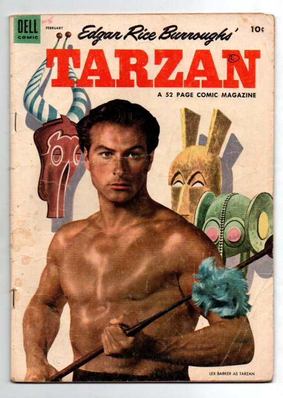 Tarzan #53 - Lex Barker Photo Cover - Edgar Rice Burroughs - Dell - 1953 - VG