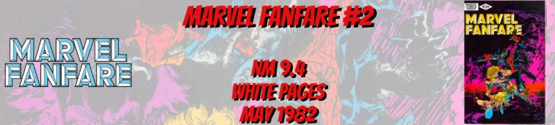 Marvel Fanfare 2 NM 9.4 Marvel 1982