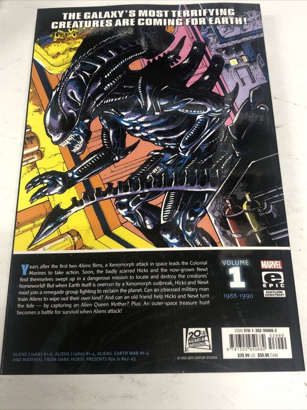 Aliens The Original Years Vol.1  (2022) Marvel SC Mark Verheiden