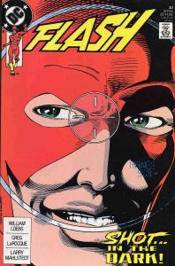 Flash (2nd Series) #30 FN ; DC | William Messner-Loebs Crosshairs Face Cover