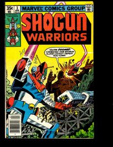 Lot of 10 Shogun Warriors Marvel Comics # 1 2 3 5 6 7 10 18 19 20 WS6