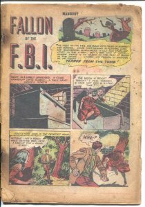 Manhunt #1 1947-ME-1st issue-werewolf story-L B Cole-Red Fox of the RCMP-P 