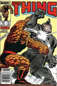 Thing, The #24 (Newsstand) VF ; Marvel | Rhino
