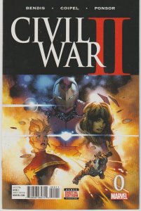 Civil War II # 0 Cover A NM Marvel 2016 [J7]