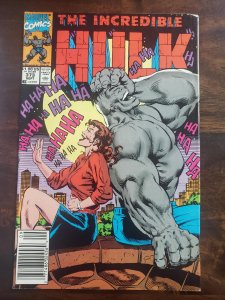 The Incredible Hulk 373 Newsstand Edition (1990) Mark Jeweler's Insert