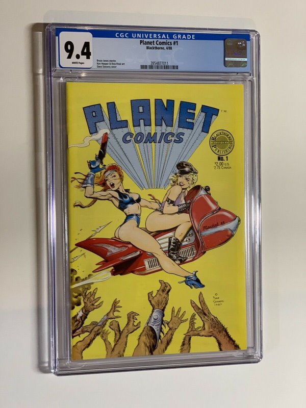 planet comics 1 CGC 9.4 WP Blackthorne 1988 Dave Stevens cover (006,010,011)