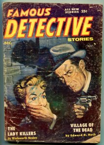 Famous Detective Stories Pulp December 1955- Lady Killers G