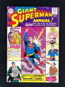 Superman Annual #2 (1961) GD+ Villain All-Star Line-Up!