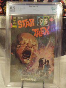 Star Trek #42 - CBCS 8.5 - OW/W (GOLD KEY 1977) Painted Cover - RARE