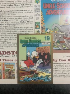 1980's UNCLE SCROOGE ADVENTURES Gladstone #19 by Carl Barks SEALED with Card