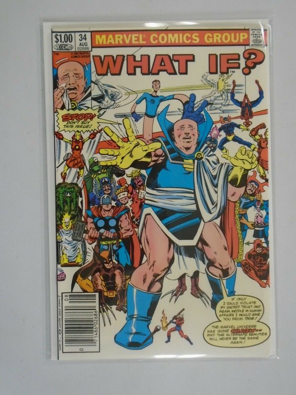 What If? #34 Newsstand edition 8.5 VF+ (1982 1st Series)