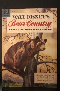 Four Color #758 (1956) High-Grade NM- Walt Disney's Bear Country Oregon ...
