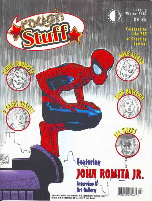 Rough Stuff #3 VF ; TwoMorrows | John Romita Spider-Man